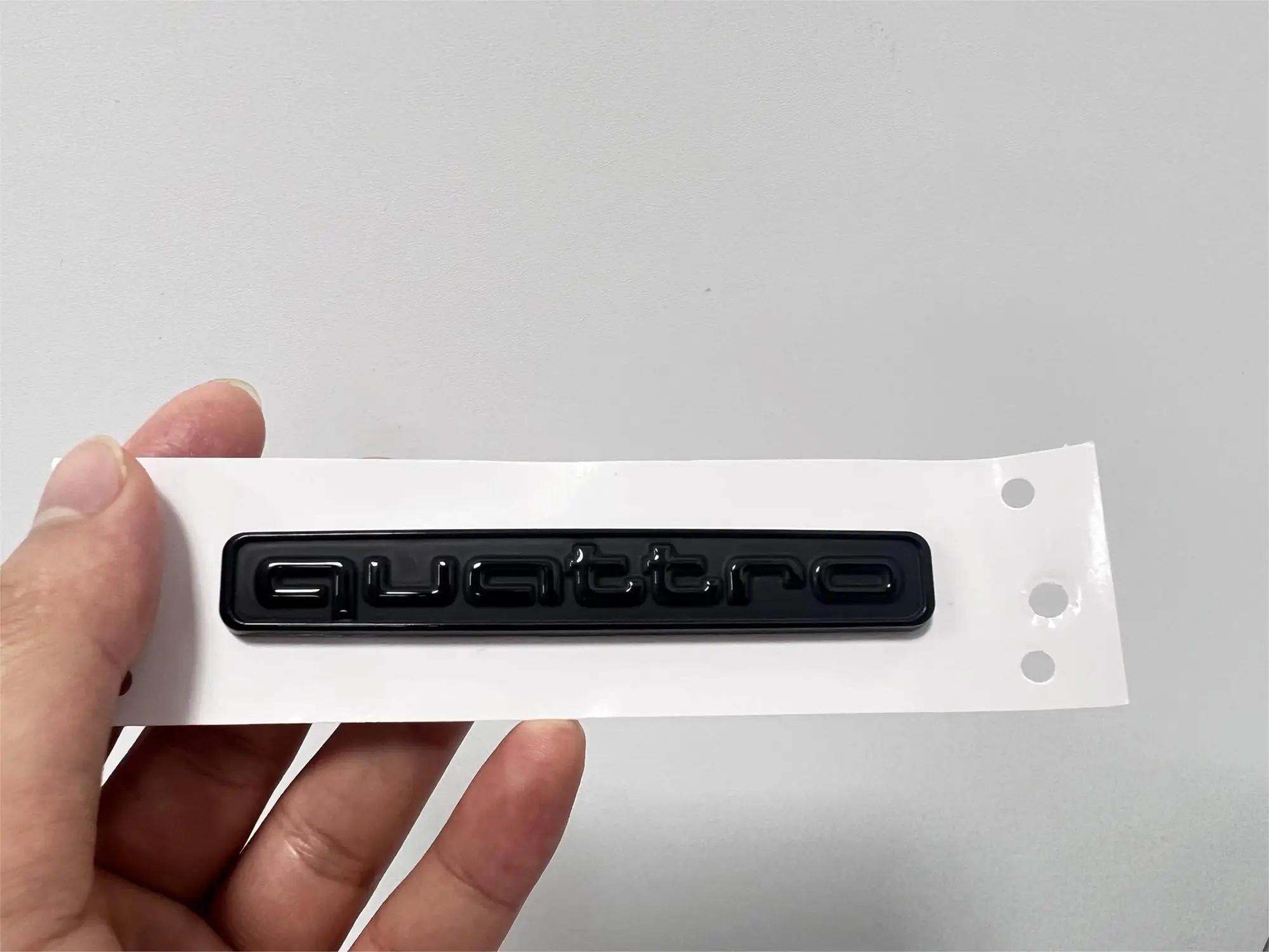 Logo 3D ABS Audi Sport Emblemat Naklejka Samochodowa Błotnik Klapa Bagażnika Odznaka Audi A3 A6 Q8 Q2 Q3 Q5 Q7 A4 Akcesoria Audi Sport