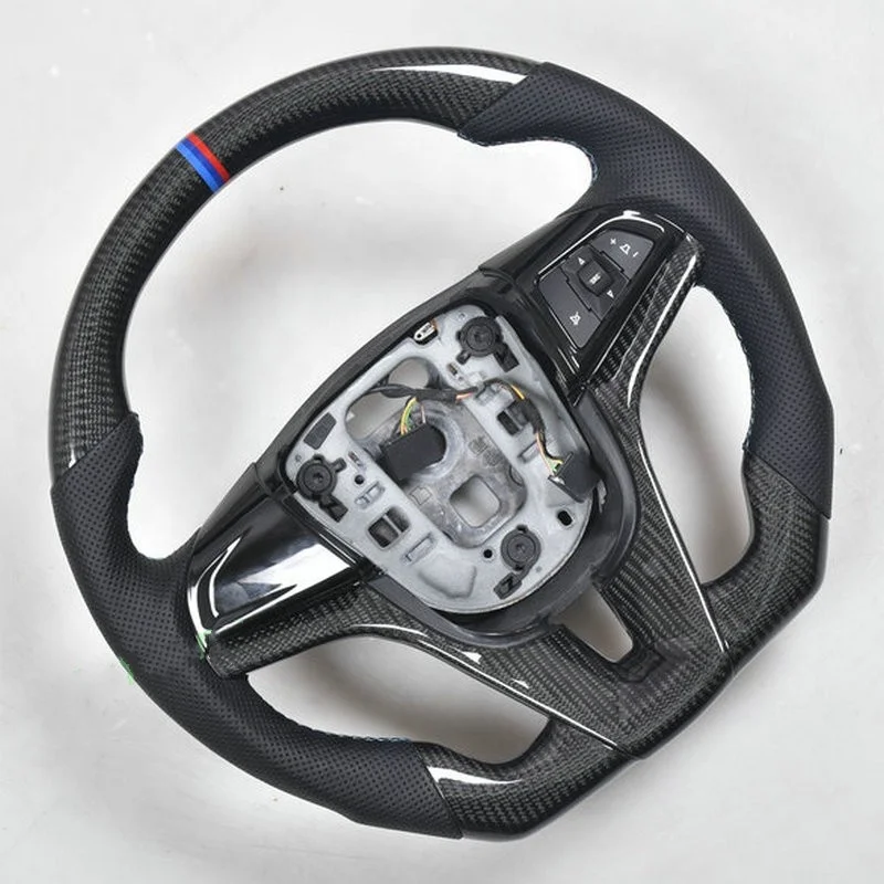 100% Real Carbon Fiber Steering Wheel For Chevrolet Cruze Hatchback Sedan Malibu