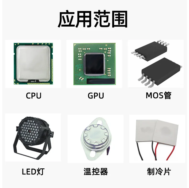 1/3 Piezas Compuesto Térmico Conductor Pasta de Silicona con Espátula para Game PC PS5 Teléfono CPU GPU Yeso Térmico Enfriamiento 4