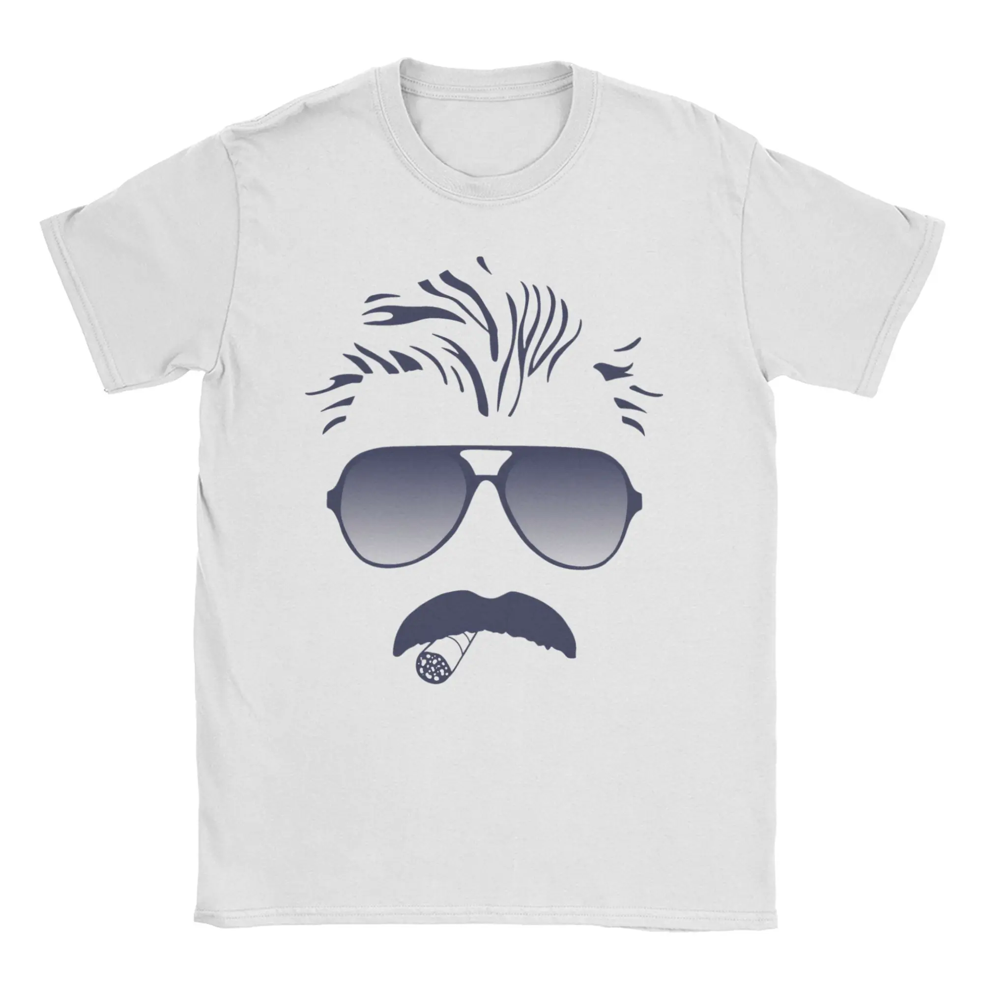 Da-coach Aviators and Mustache vintage for Men Women T Shirt  Unique Tee Shirt Crewneck T-Shirts Pure Cotton Printing Clothing