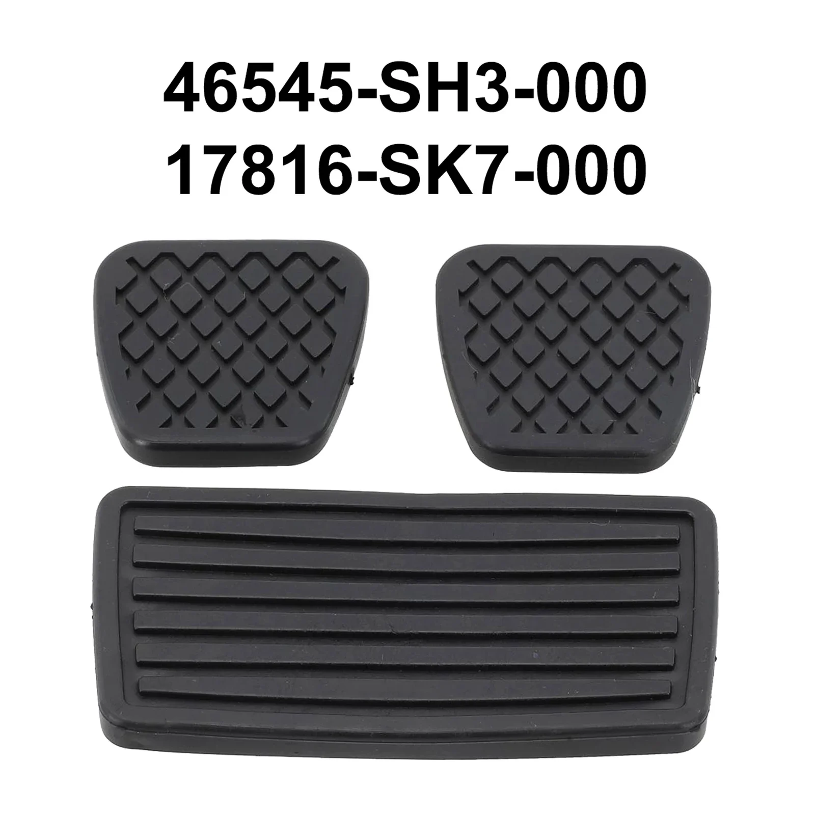 3Pcs Clutch Pedal Pads Set For Honda For Civic 1992-1995 17816-SK7-000 Clutch Pedal Pads Set Car Accessories