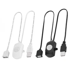 Mini Corridor Switch USB Interface PIR Infrared Motion Switch Practical Portable Eco-friendly Adjustable for LED Strip Light