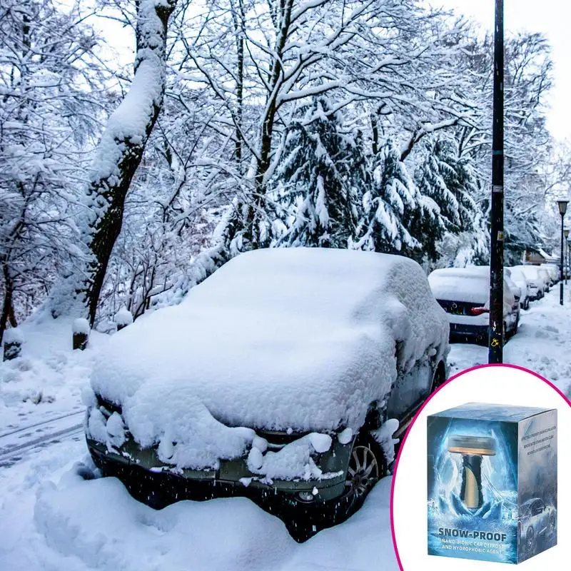 Auto Cleaning Brush Ice Scraper Durable Car Snow Brush Remover Portable Snow Proof Car Defrost & Hydrophobic Agent For Cars Suv