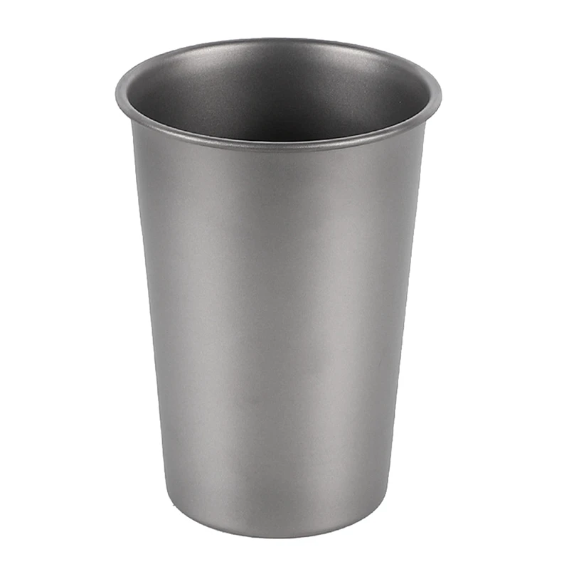 Imagem -06 - Camping Titanium Mug Beer Cup Louça Turística Piquenique Equipamento de Cozinha ao ar Livre Panelas de Cozinha de Viagem Caneca de Caminhada Durável 500ml