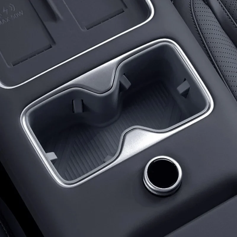 Center Console Silicone Cup Pad for BYD Leopard 7 Titanium 7 Anti-Slip Water-Resistant Cup Holder Interior Mod Accessory 5
