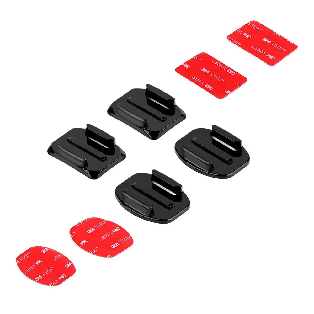 

Flat Curved 3M Adhesive Sticker Base Mount for GoPro Hero 13 12 11 10 9 8 7 6 5 Insta360 DJI SJCAM Xiaomi Yi Sports Cameras