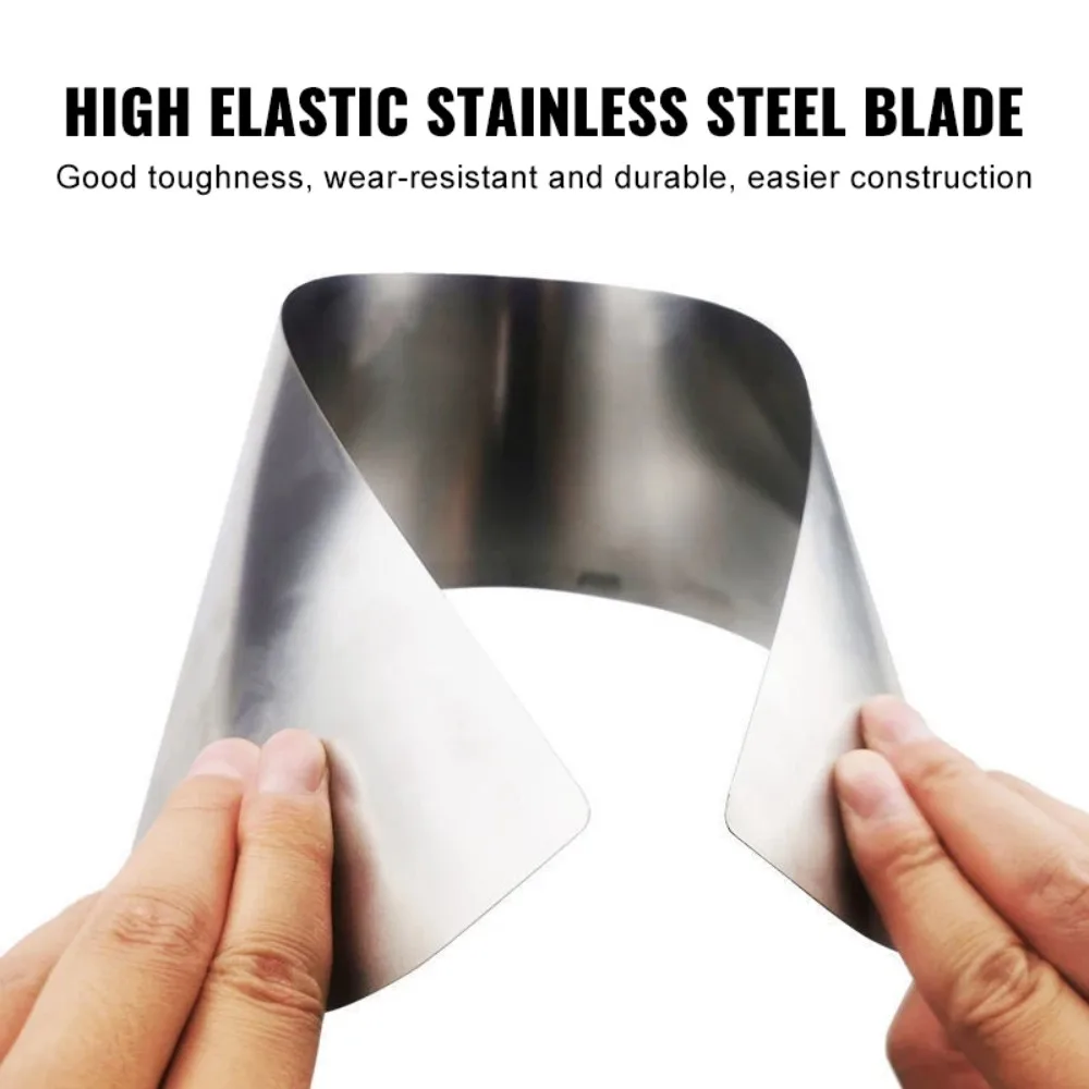 الفولاذ المقاوم للصدأ طلاء الطلاء شفرة دريوال تنعيم سكينة معجون مكشطة جدار الجص ملعقة جدار التجصيص أداة البناء #3