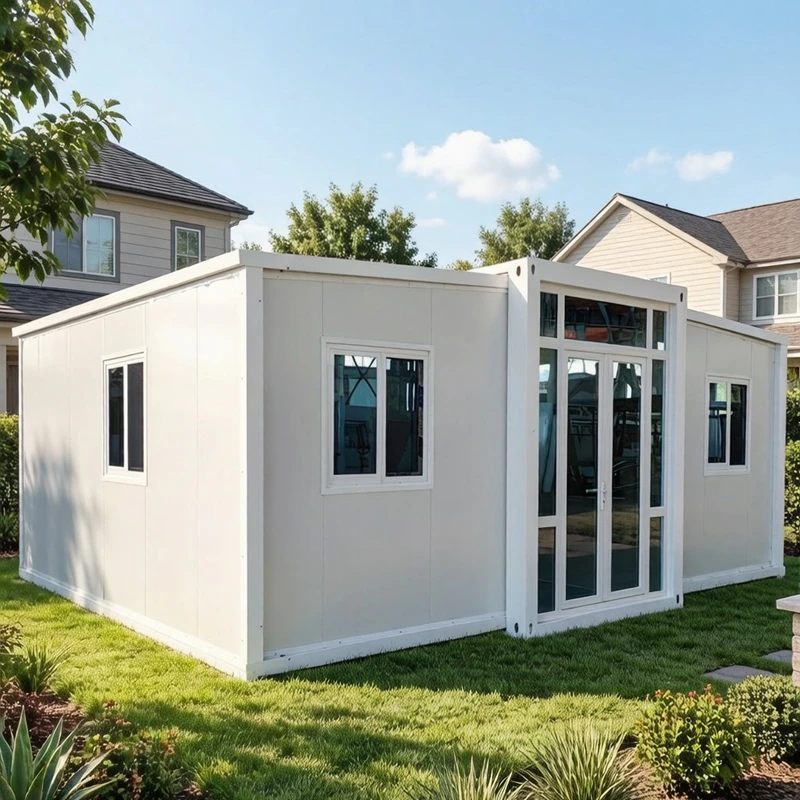20ft 40ft Foldable Expandable Container House Prefab Outdoor Portable Mobile 2 Bedroom Shipping Folding House Container Home