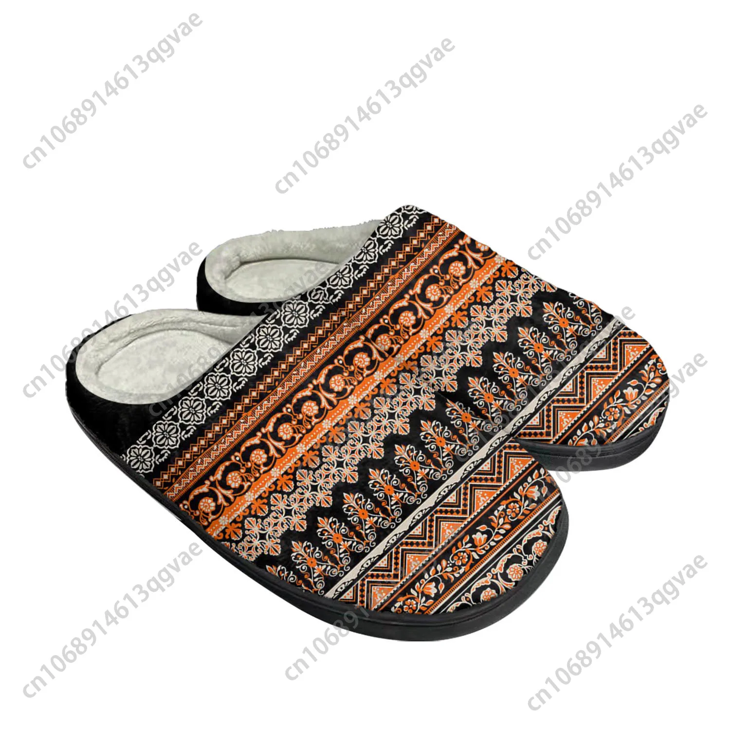 Bboho Sstripes Design Home Cotton Slippers Mens Womens Plush Bedroom Casual Keep Warm Shoes Thermal Indoor Slipper Custom Shoe