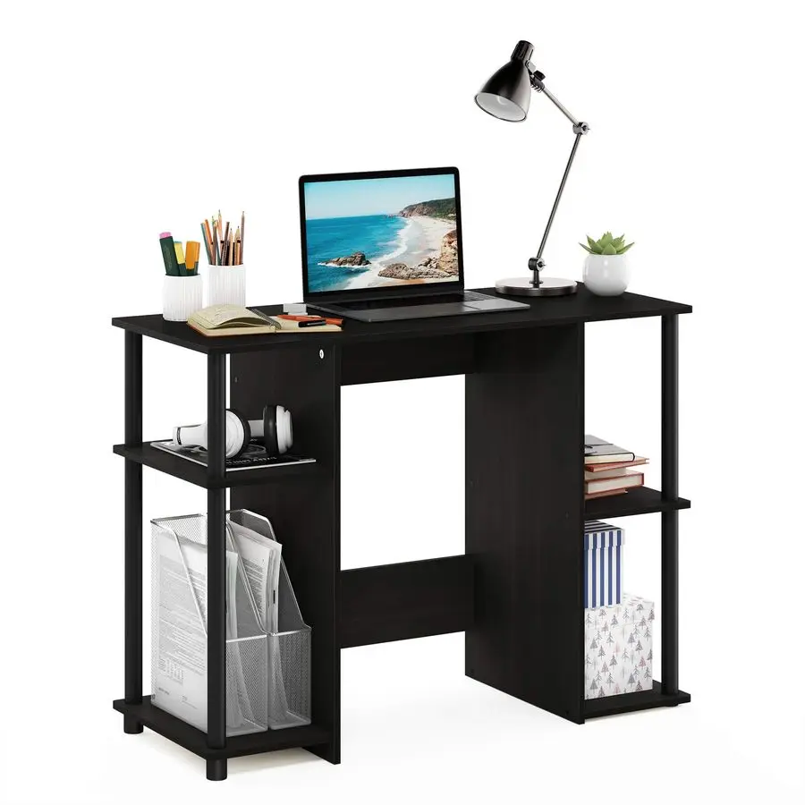 

JAYA Desk, 38.4 Wide Gaming Desk, Computer Study Desk, Office Desk with Side Shelves, Open Storage, for Home Office, Bedroom, Do