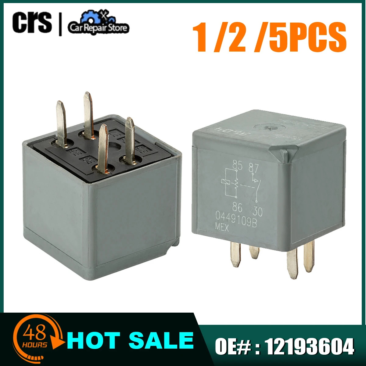 

1/2/5PCS OEM # 12193604 12077866 12193602 Car Relay Assy For Cadillac For Buick For Chevy For GMC For Saturn Car Accessories