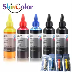 tintas recargable para HP, Epson, Brother, Canon, tinta recargable continua, 100ml cada una