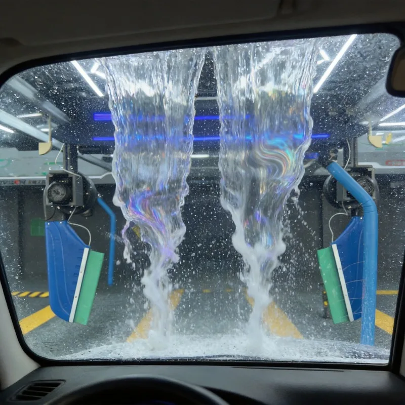 High Pressure Automatic 360 Touchless Car Wash System Vehicle Cleaning Equipment With Triple Foam Spray For Quality Auto Service