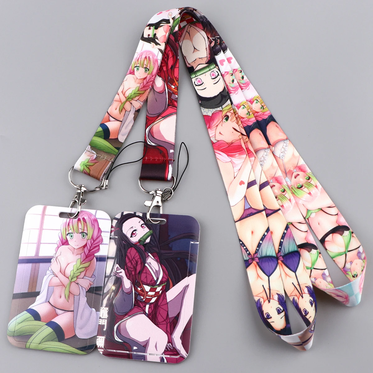 

R3046 Anime Neck Strap Lanyards Keychain Badge Holder ID Credit Card Pass Hang Rope Lariat Lanyard for Keys Accessories Gifts