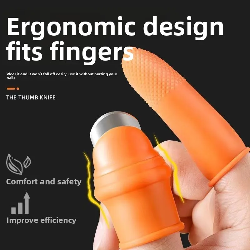 YJQ 5pcs fruit and vegetable picking gadget peeling beans and picking vegetables nail finger cover
