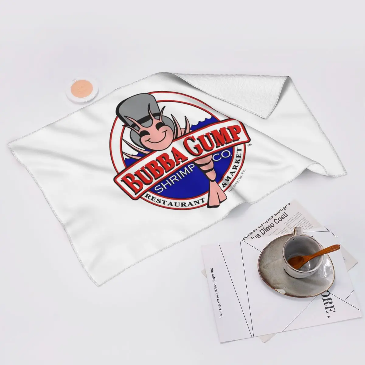 Custom Bubba Gump Forest Shrimp Seafood Soft Face Towel Quick Dry Pool Bath Cotton Towels Breathable