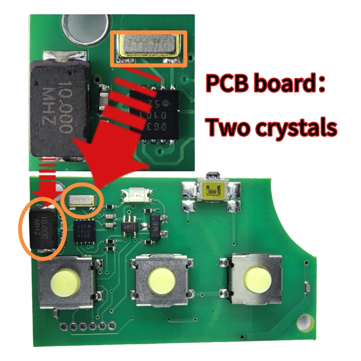 Jingxin FCC ID : 8Z0837231D  P/N: 7863733172702  Chip ID48  315/433MHZ Untuk :Audi A4 231G/ Audi A4 231D kunci mobil lipat/Papan PCB