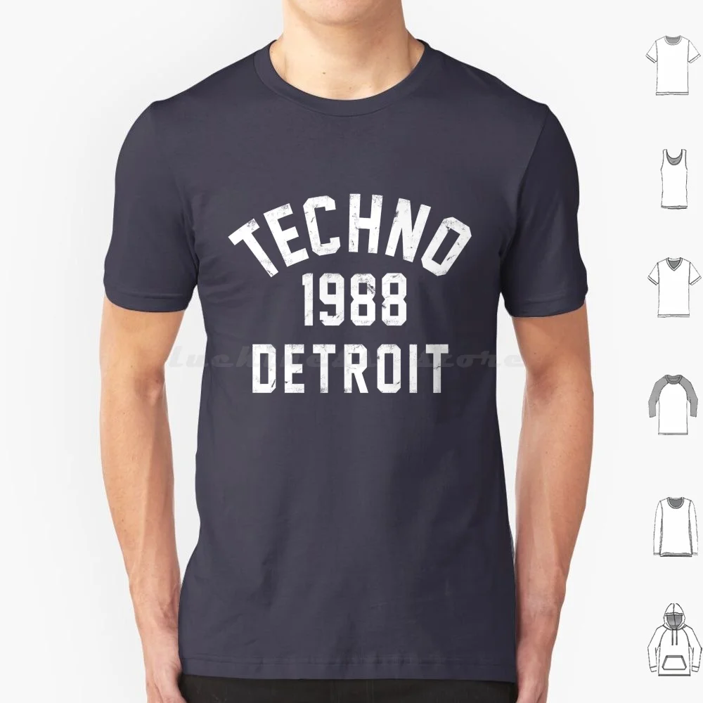 Techno T Shirt 6xl Cotton Cool Tee Techno Detroit Chicago Juan Atkins Derrick May Kevin Saunderson Carl Cox Laurent Plastikman