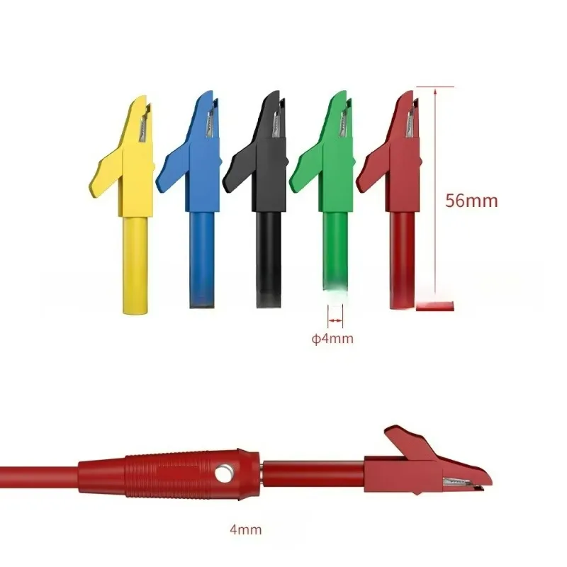 Tiy 41Pcs Multimeter Test Lead Kit with Wire Piercing Probes Alligator Clip Q.80013 4MM Banana Plug To Alligator Clip Test Lead