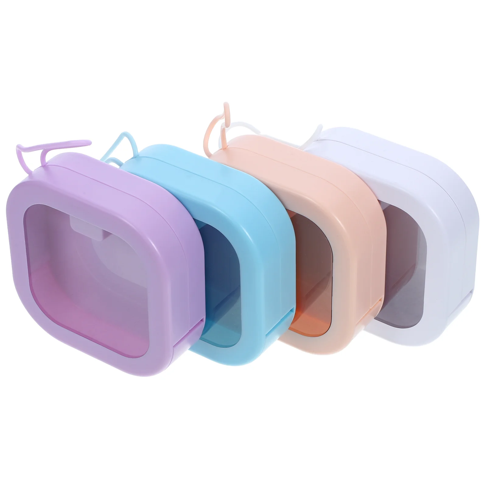 

4 Pcs Travel Jewelry Box Hair Accessory Holder Headband Organizer Tie Pp Accessories Portable Storage
