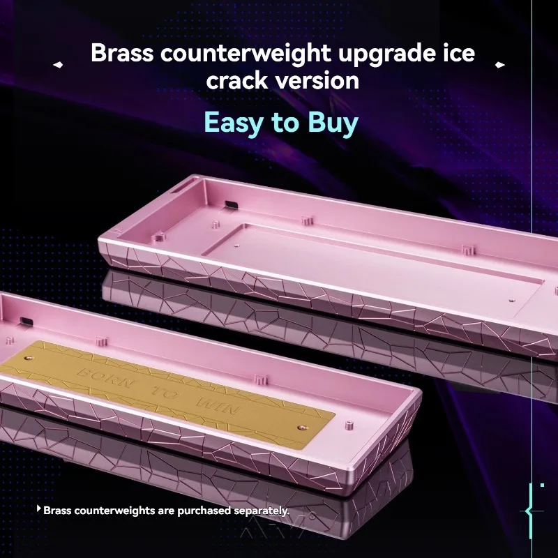 

RAKKAV2 Чехол для клавиатуры с магнитным переключателем, индивидуальный алюминиевый корпус клавиатуры для игровых аксессуаров для механической клавиатуры WOOTING60