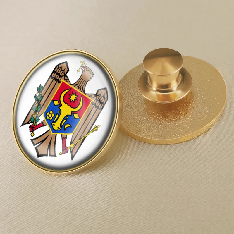 Moldova National Flag Lapel Pins Country Badges
