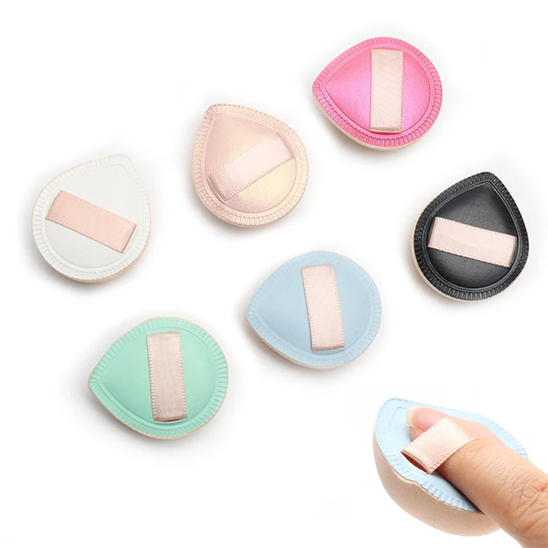 Mini Finger Puff Foundation Powder Detail Makeup Sponge Face Concealer Cream Blend Cosmetic Accessories Makeup Tools Detail Puff