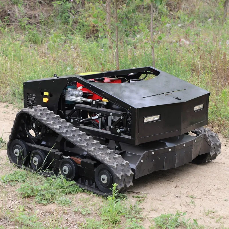 

Good Quality Wholesale Upgraded Remote Control Grass Cutting Machine Lawn Mower With Snowplow