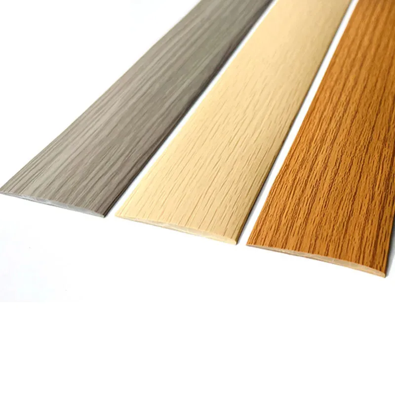 Glue Self-adhesive Wood Floor Flat Buckle Batten Edging Strip Passing Threshold  Doorway Seam  Partition Decoration