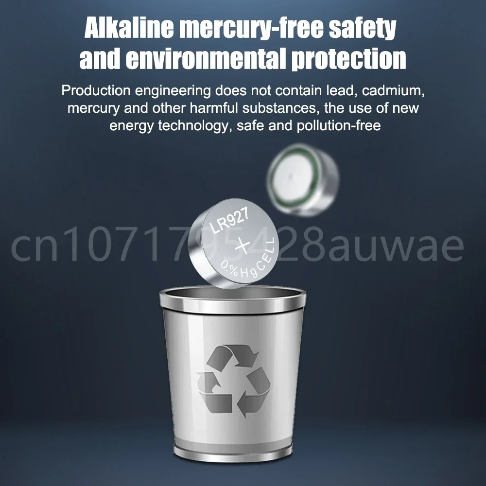 Pile bouton de montre, pile bouton AG7, 1.5V, 395 SR927SW, 399 SR927W, LR927, LR927W, éventuelles 395, SR927, 610, 10-20 pièces