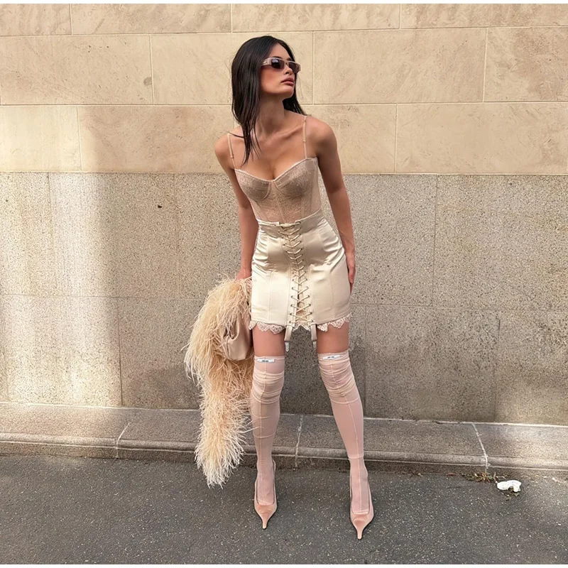 Urban Lace Patchwork Women Skirt image 13