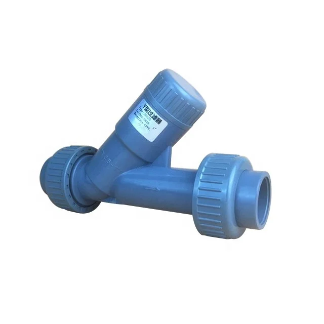 DN15 DN20 CPVC Material Y Style Filter Valve for dosing system