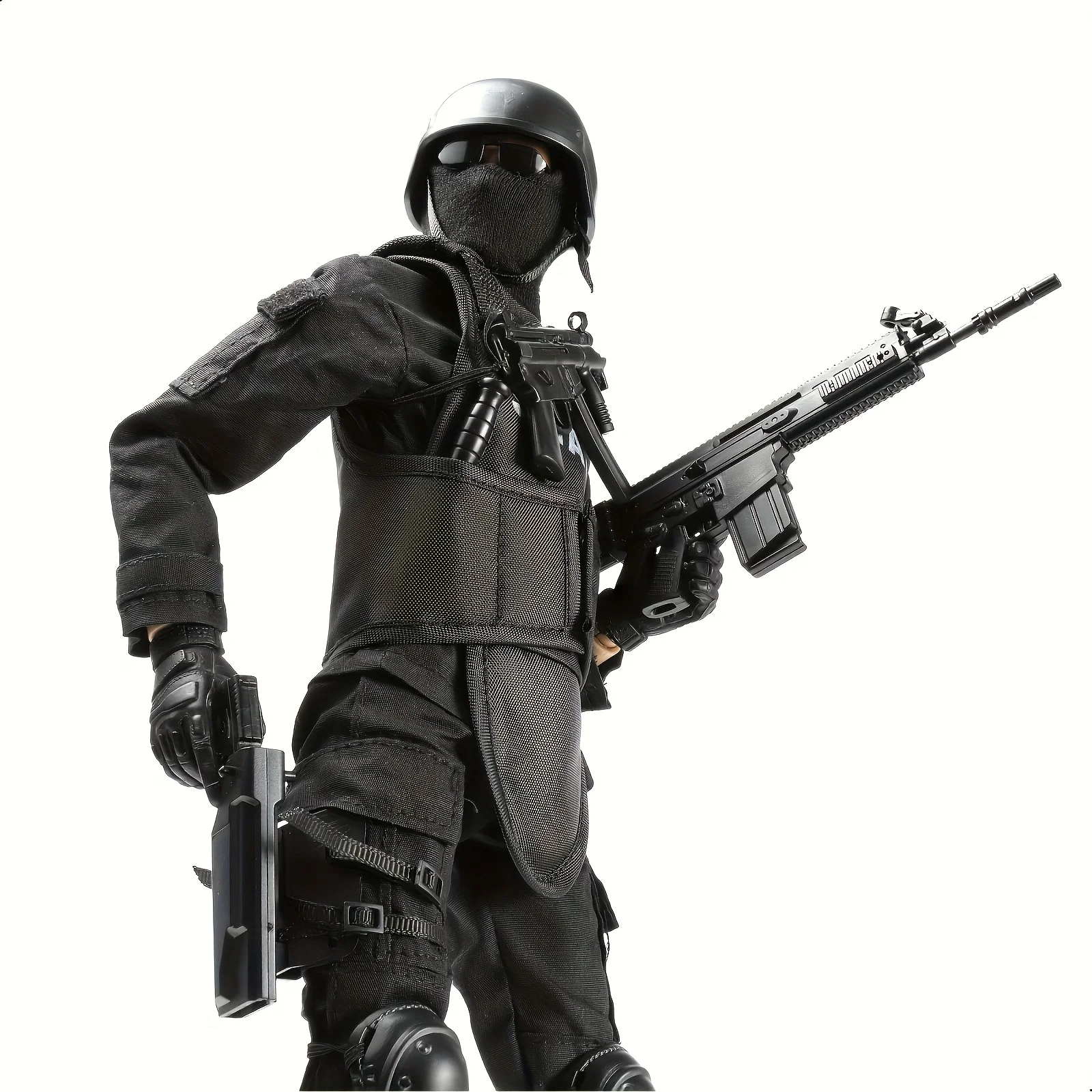 

Tactical Swat Soldier Model Set Realistic Seal Team Flying Tiger Squad Police Military Toy Soldier For Military Enthusiasts Gift