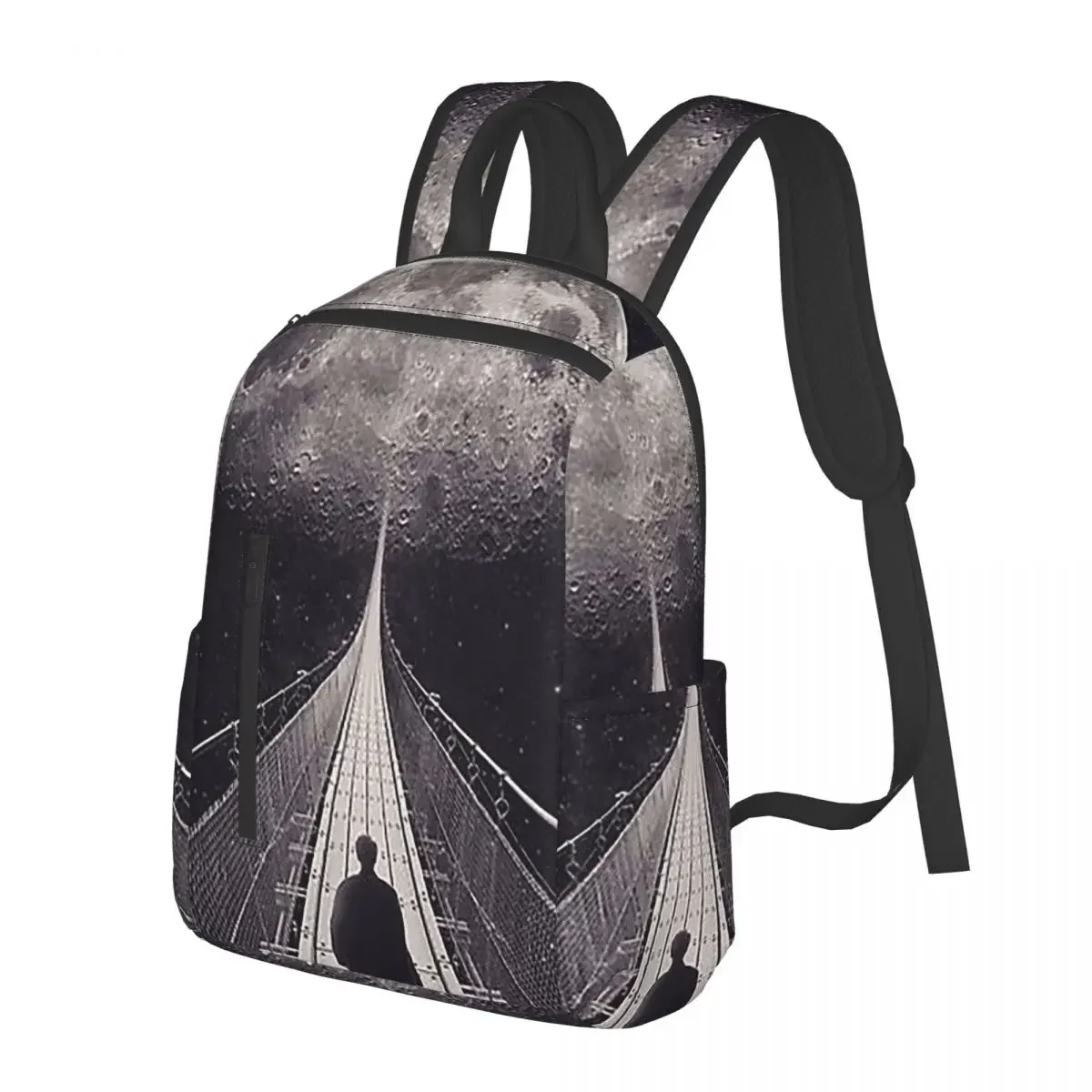 

Space Trip Student Backpack School Bag Hiking Travel Daypack for Boys Girls Fashion Bookbag Shoulder Bags