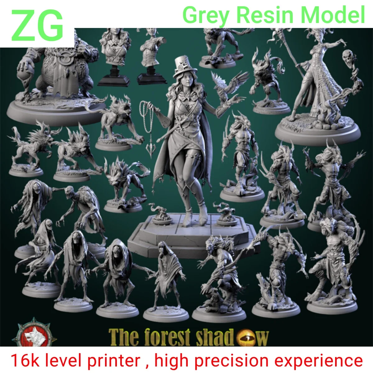 

Wolf Frog King Evil Walker Girl Witcher Cannibal Monster DND Battle Chess Running Team