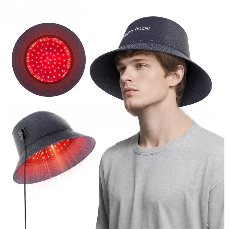 LED 850nm Red Light Hat Hair Care and Hair Follicle Protection Red Light Hat Thinning Hair Loss Solution for Men & Women