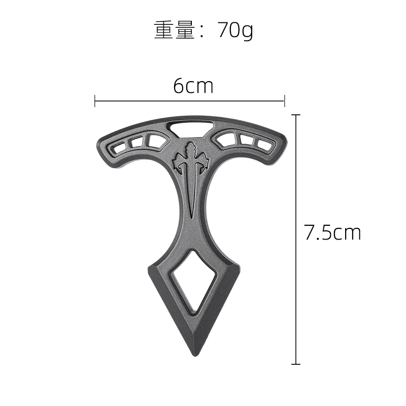 Alloy Window Breaker Portable Car Glass Breaker Outdoor Camping Vehicle Lifesaving Tool Emergency ToolsSmall Pendant EDC