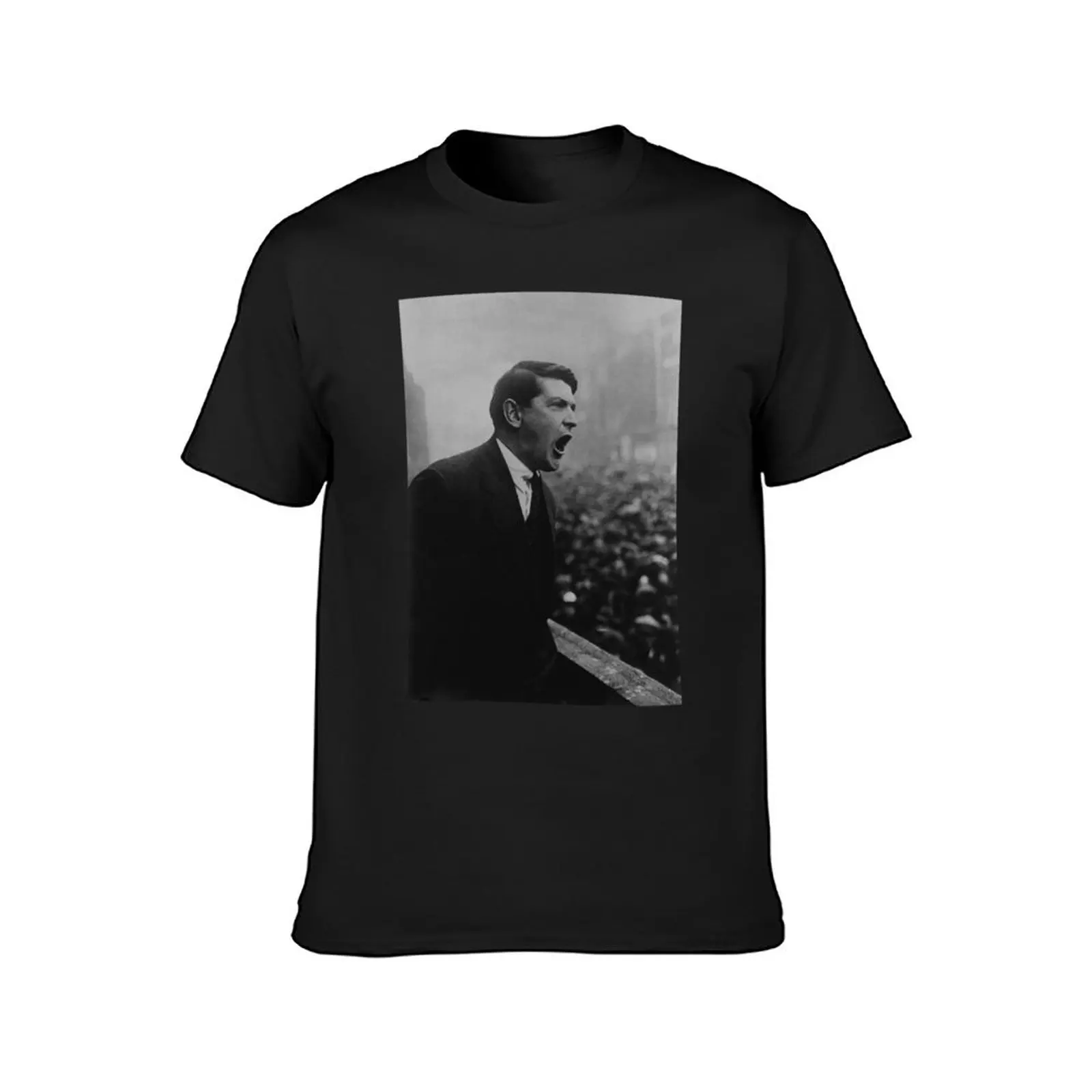 Michael Collins Speaking To A Dublin Crowd - 1922 T-Shirt tees tops big and tall t shirts for men