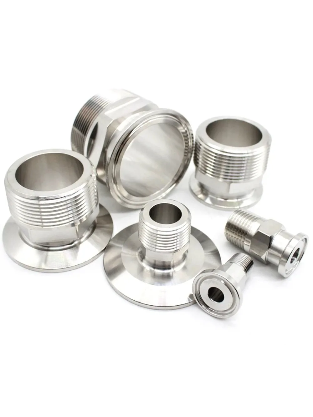 

Фитинг для труб, 1/4 дюйма, 3/8 дюйма, 1/2 дюйма, 3/4 дюйма, 1 дюйм-4 дюйма, NPT штекер x 0,5 дюйма, 0,75 дюйма, 1,5 дюйма, 2 дюйма-4 дюйма, тройной зажим, фитинг для труб из нержавеющей стали 304 316L, санитарный