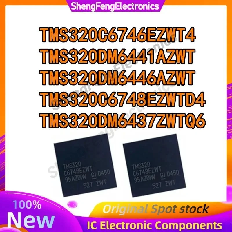 

Микроконтроллеры TMS320DM6437ZWTQ6, TMS320DM6441AZWT, TMS320DM6446AZWT, TMS320C6748EZWTD4, TMS320C6746EZWT4, TMS320DM, TMS320C, микросхемы IC MCU, BGA-361