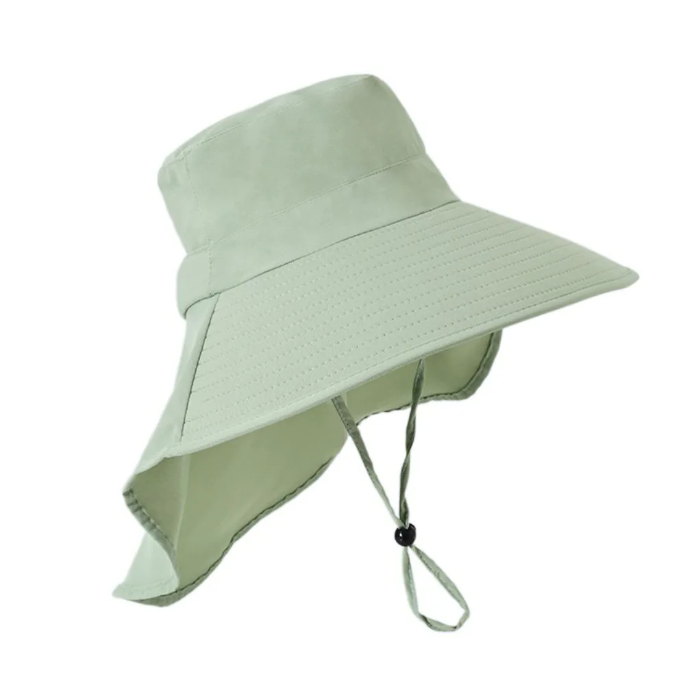 

Adjustable Anti-UV Wide Brim Sun Hat Foldable 50+ UPF Sun Protection Hat Korean Style Outdoor Women Bucket Hats Outdoor Sport