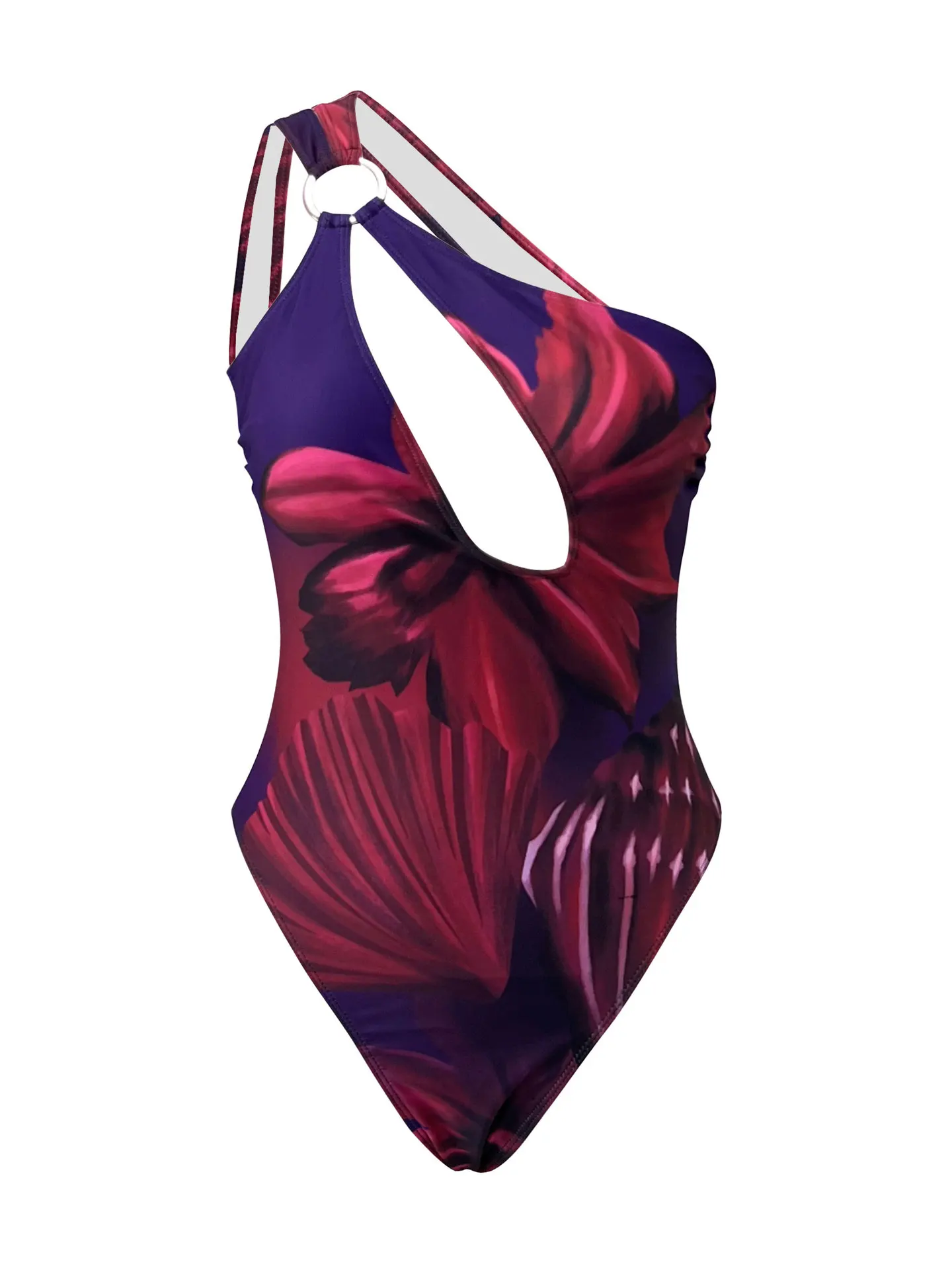 Maillot de bain une pièce imprimé rétro, ajouré, jupe, couleur unie, dos nu, Bikini, à la mode, pour la plage, nouvelle collection 2025