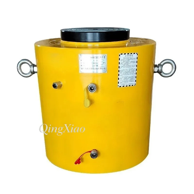 100T 320T 500T 630T Double Acting Heavy Duty Hydraulic Jack With Separate Pump For Static Load Test Bridge Lifting Safe