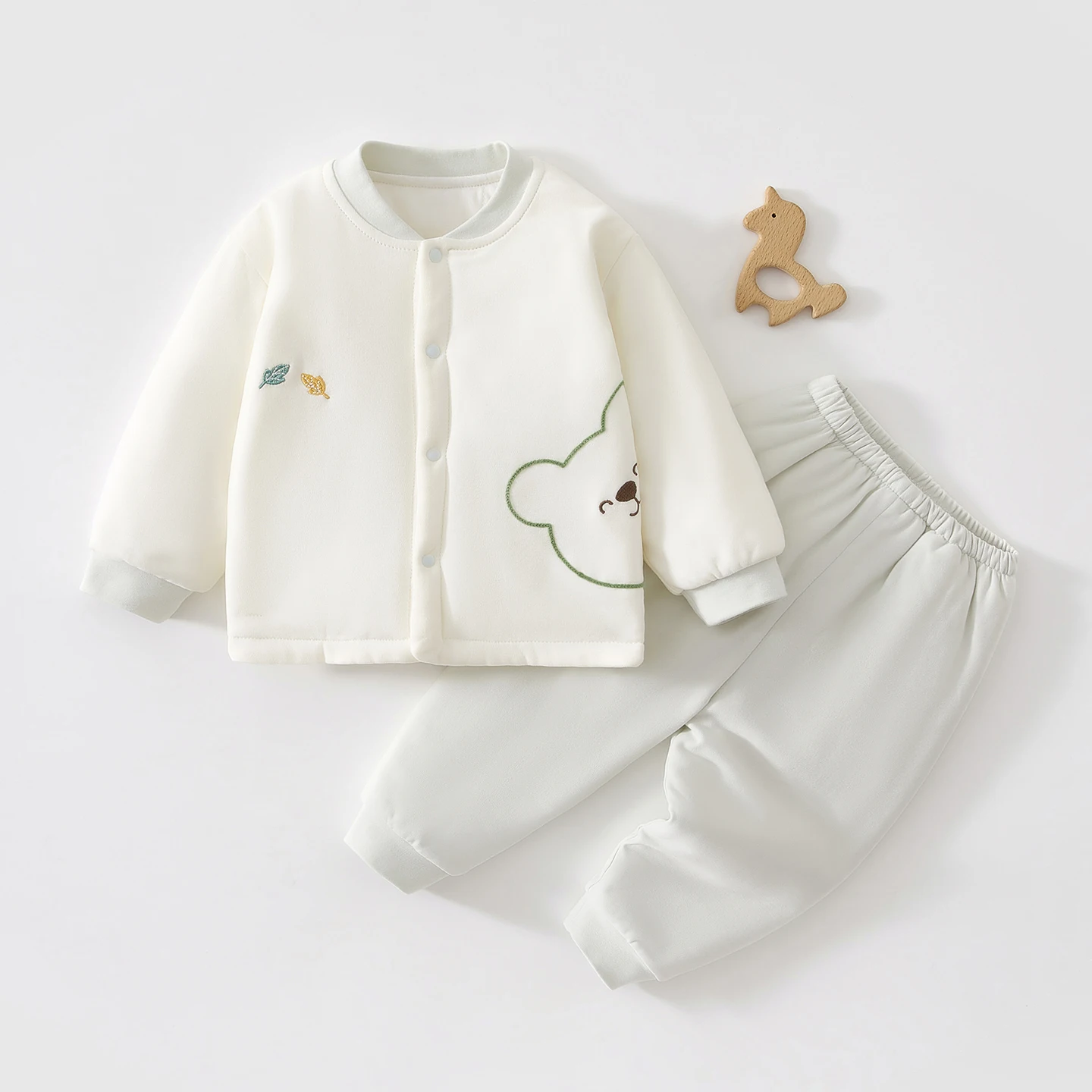 ملابس أطفال، ملابس قطنية للخريف والشتاء، أطقم أطفال متعددة الاستخدامات، ملابس حميمية حرارية للأطفال، ملابس قطنية شتوية مقسمة، بيجامات