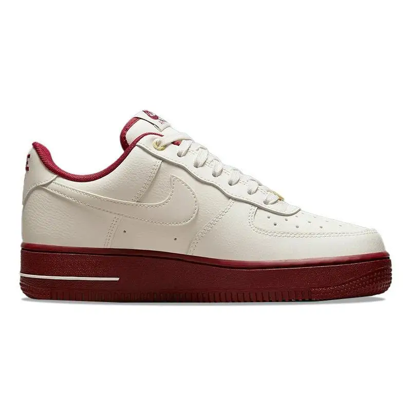  Nike Women's Air Force 1 '07 SE '40th Anniversary - Sail Team Red' Sneakers shoes DQ7582-100 With Original Box