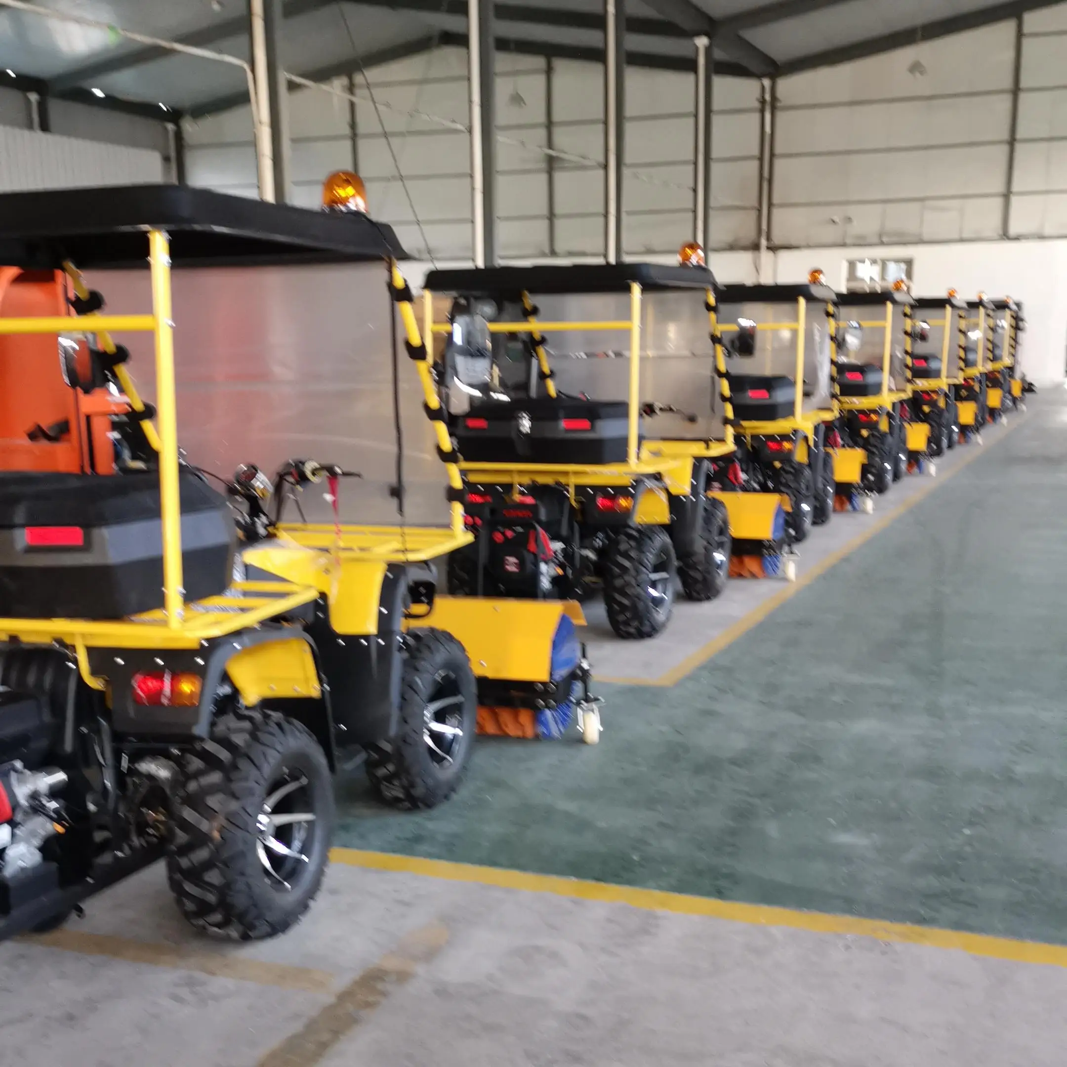 Driven Model Snow Blower Snow Sweeper Mini Snow Brush Sweeper Machine