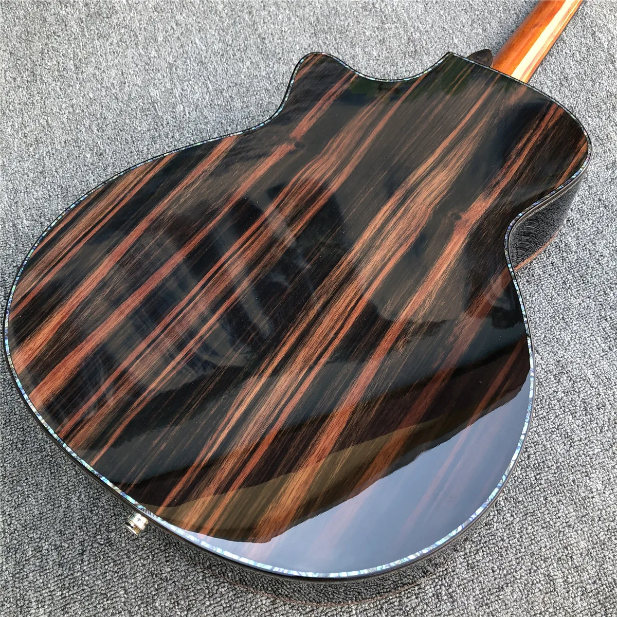 2025 41 بوصة الصلبة الأرز العلوي PS14 الغيتار الصوتية كوكوبولو الجسم أذن البحر تطعيم الأصابع