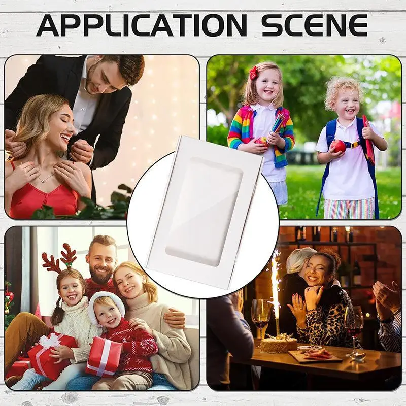 10 Stück Schmuckschachteln aus Kraftpapier mit Sichtfenster, elegantes Design, Geschenkverpackung für Valentinstag, Weihnachten, Schmuckgeschenke – Detail 11