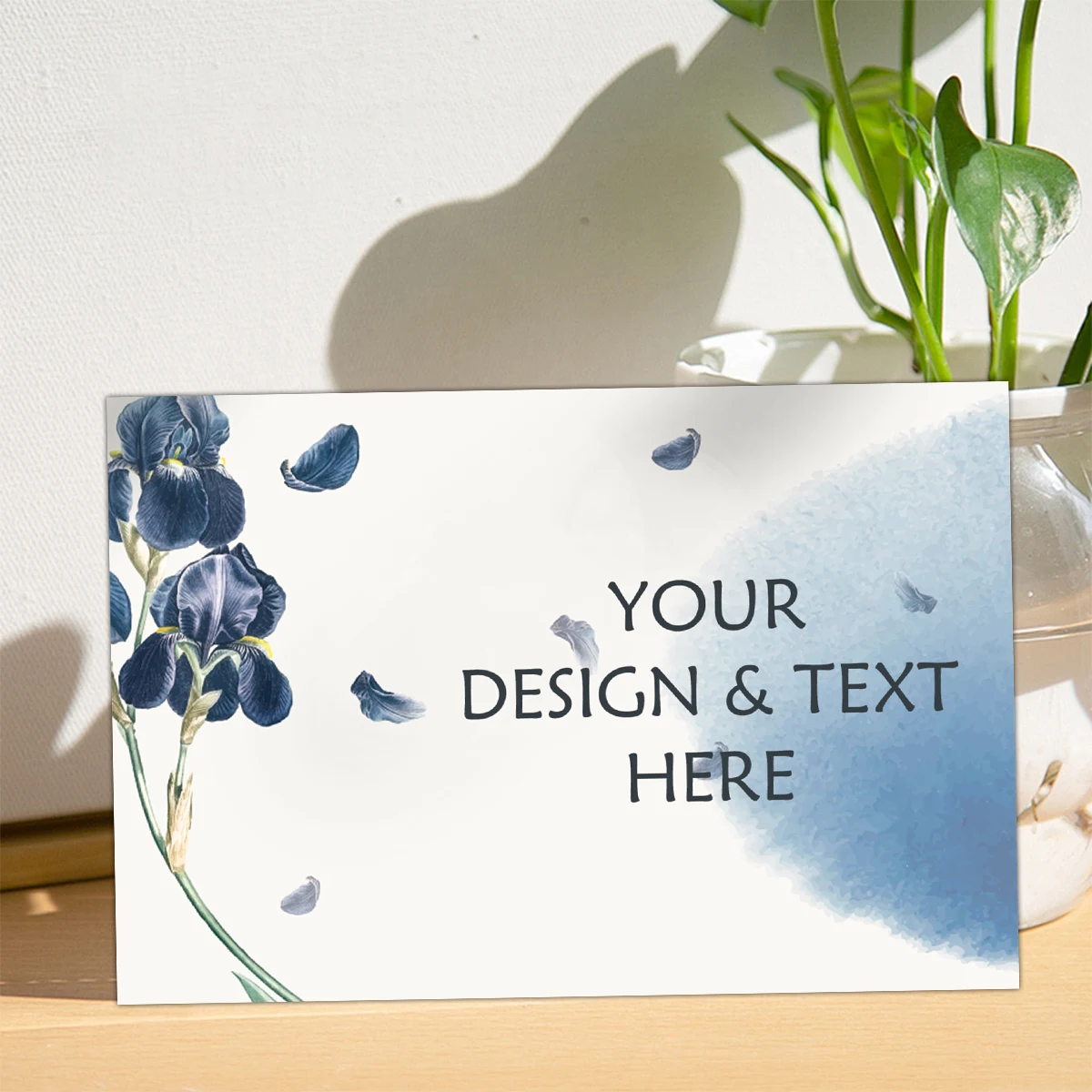 Tarjetas con imagen personalizada, invitación de boda personalizada, tarjetas de menú, tarjetas de oración, postales, tarjetas de promoción empresarial, 50 Uds.