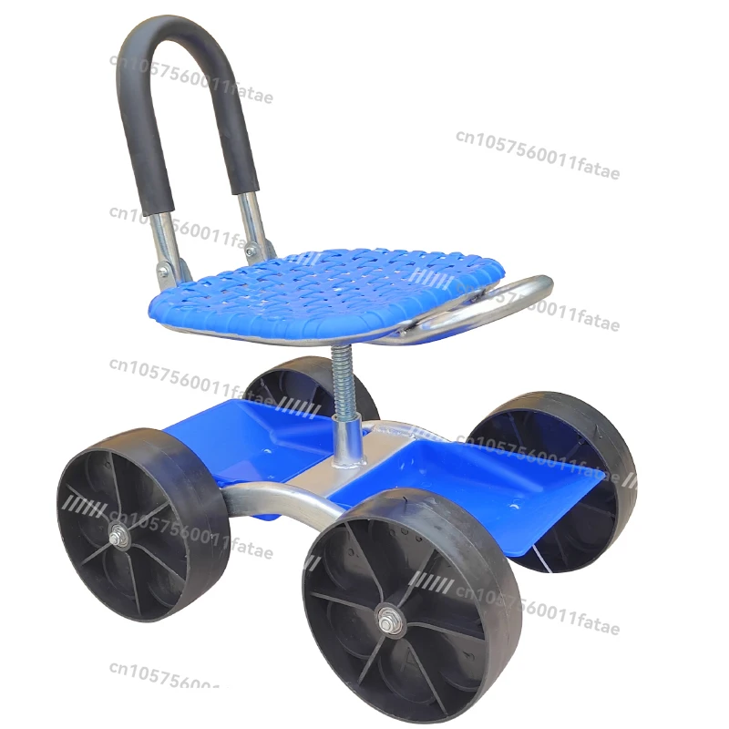 

Planting Rotating Moving Lazy Stool, Working Bench Lifting and Folding Moving